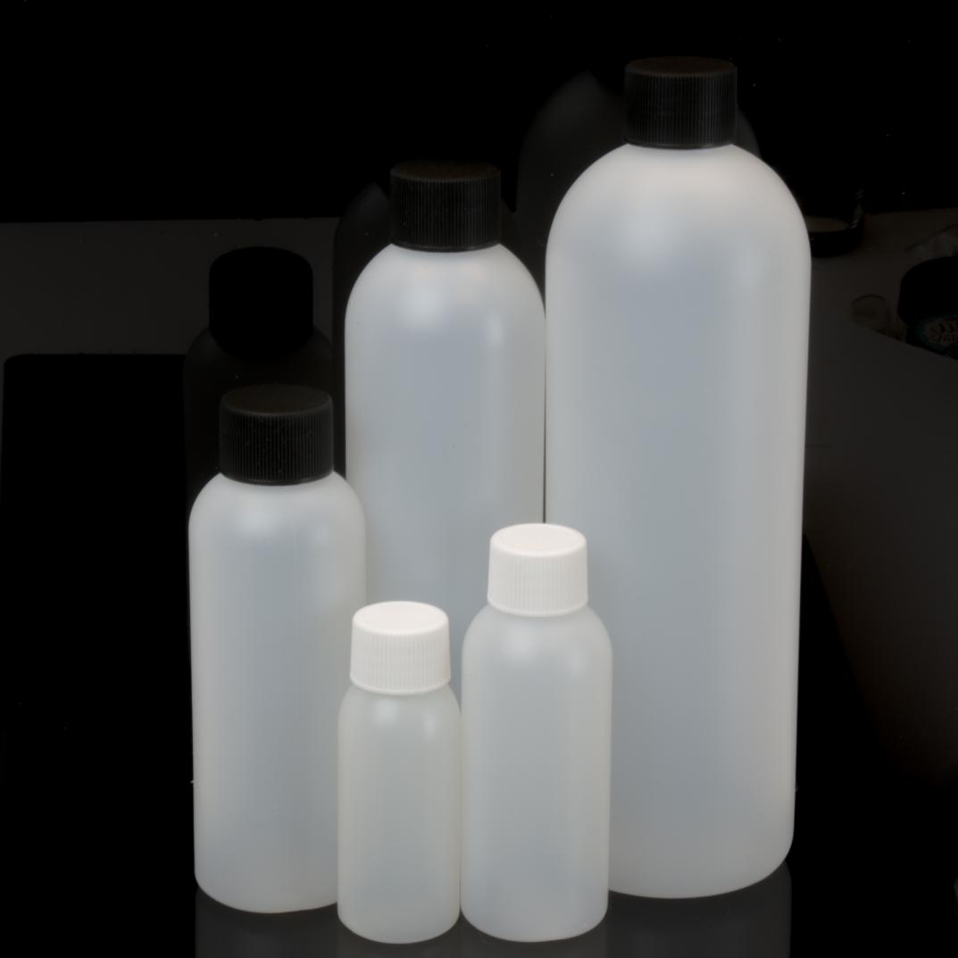 HDPE Plastic Cosmo Round Bottles