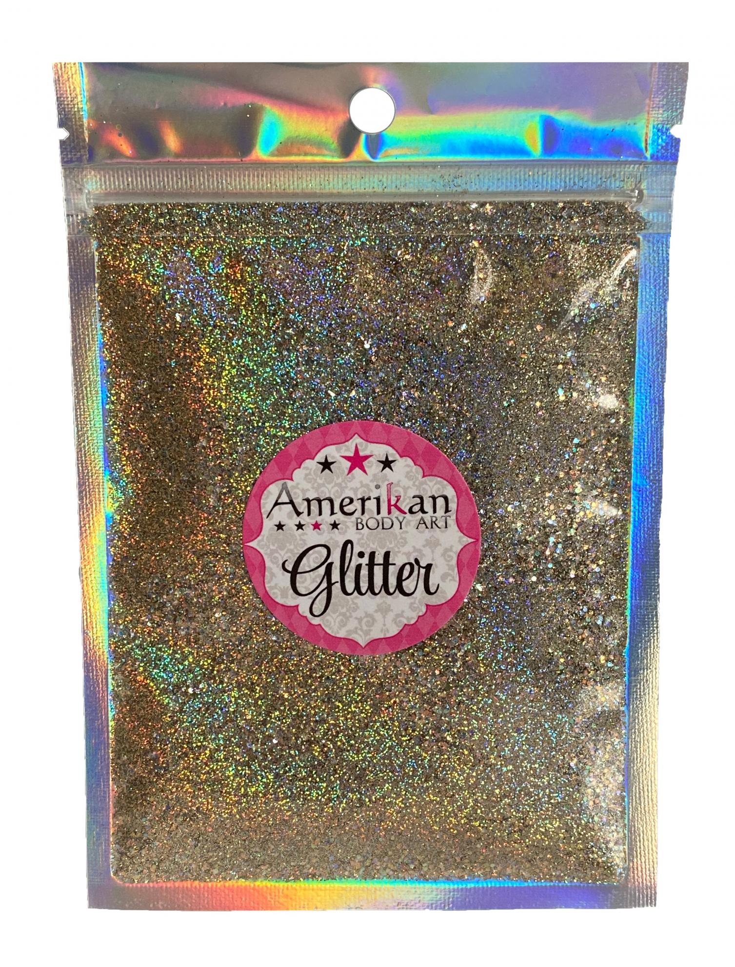 Amerikan Body Art Pixie Paint Glitter Gel - Purple Rain (1 oz/4 oz) 