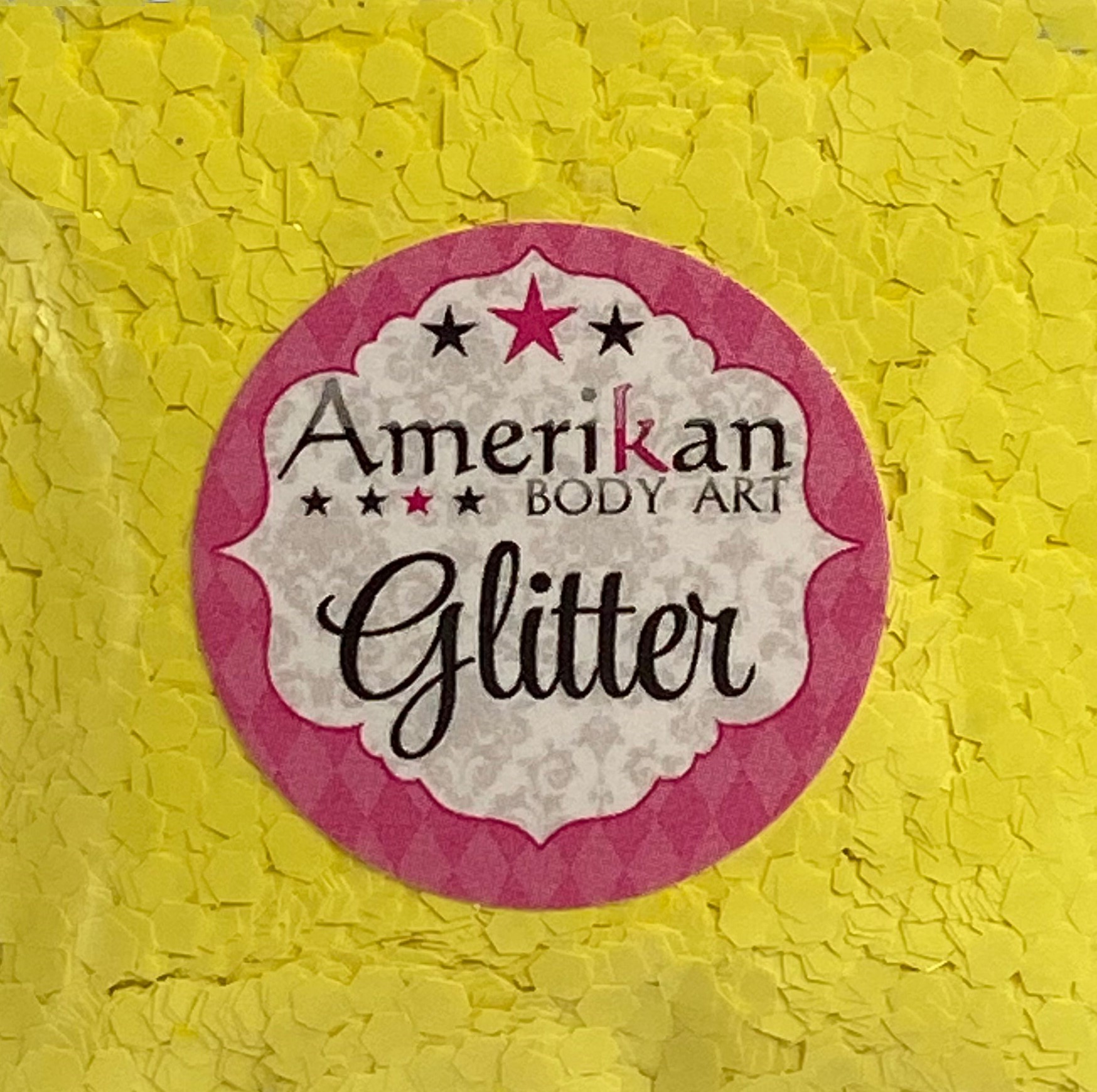 Daffodil Yellow Chunky Glitter (0.094" hex)