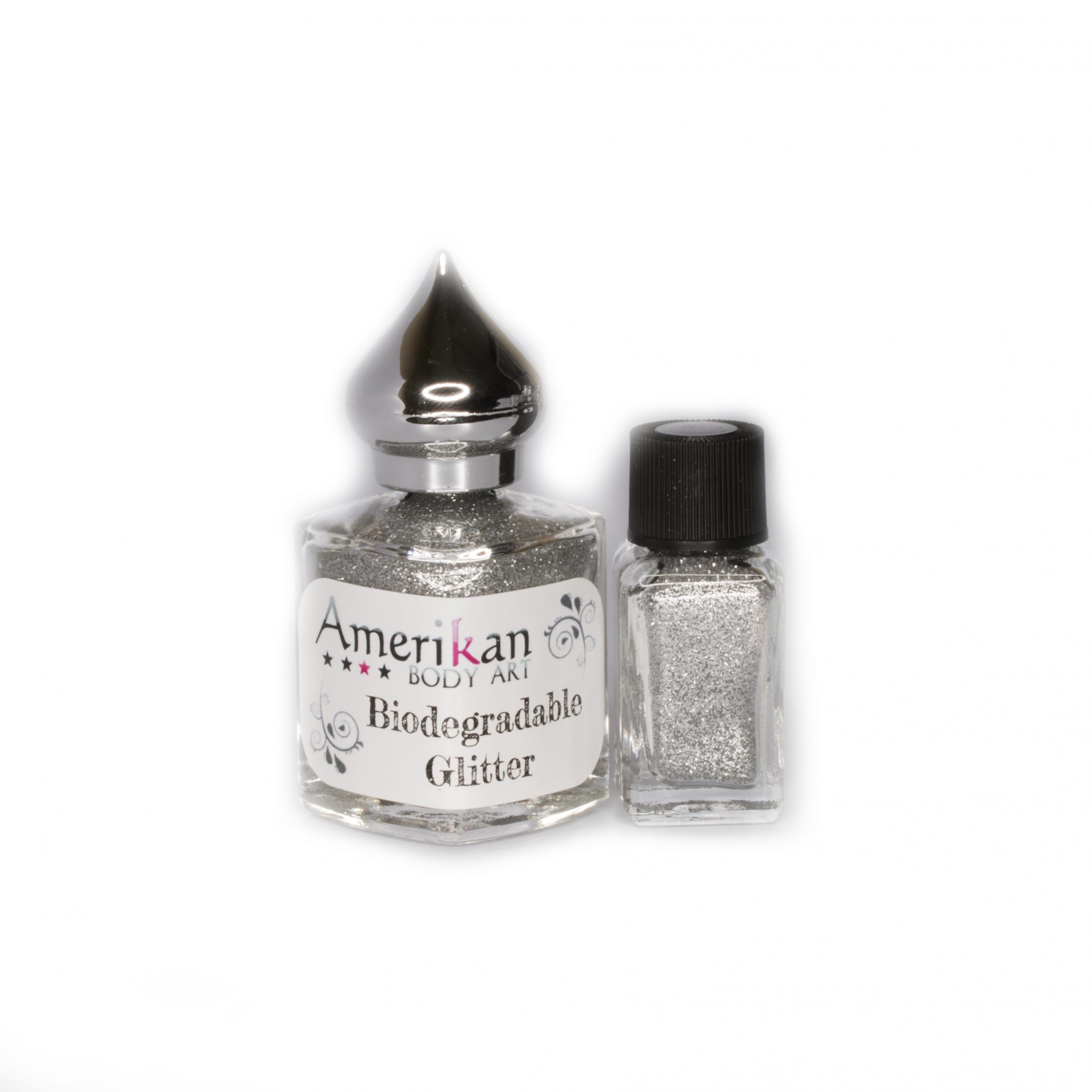 Brushed Nickel Compostable Glitter (.008