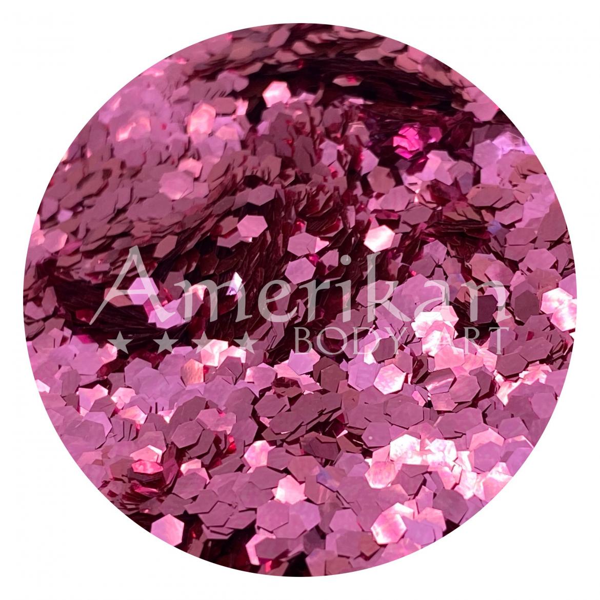 Biodegradable Peony Pink Cosmetic Grade Chunky Glitter .062