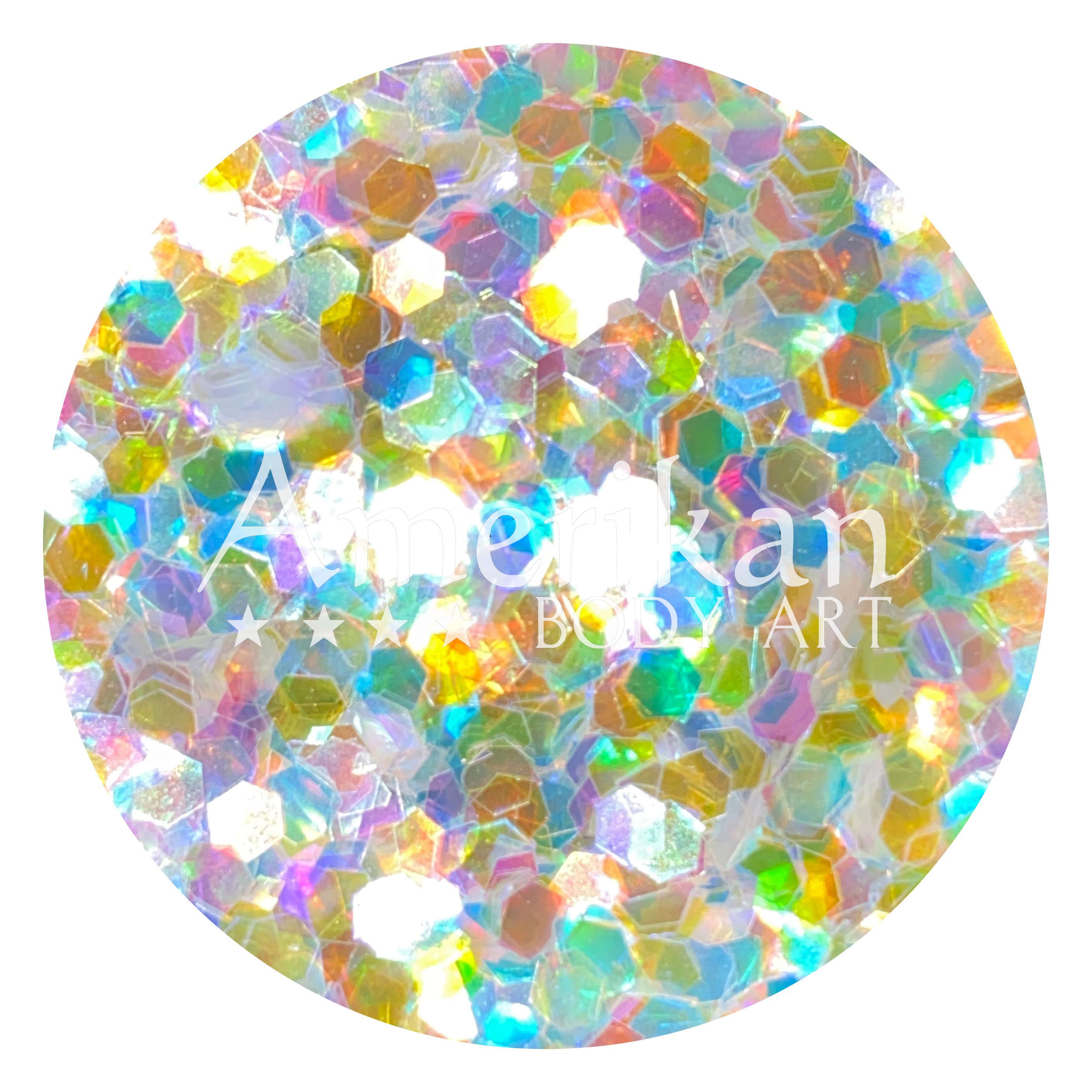 VIVID Glitter Stackable Loose Glitter - White Hologram – ClownAntics