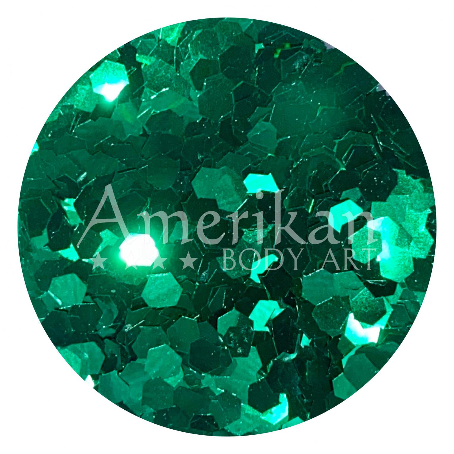 Emerald Green Chunky Glitter (.094 hex)