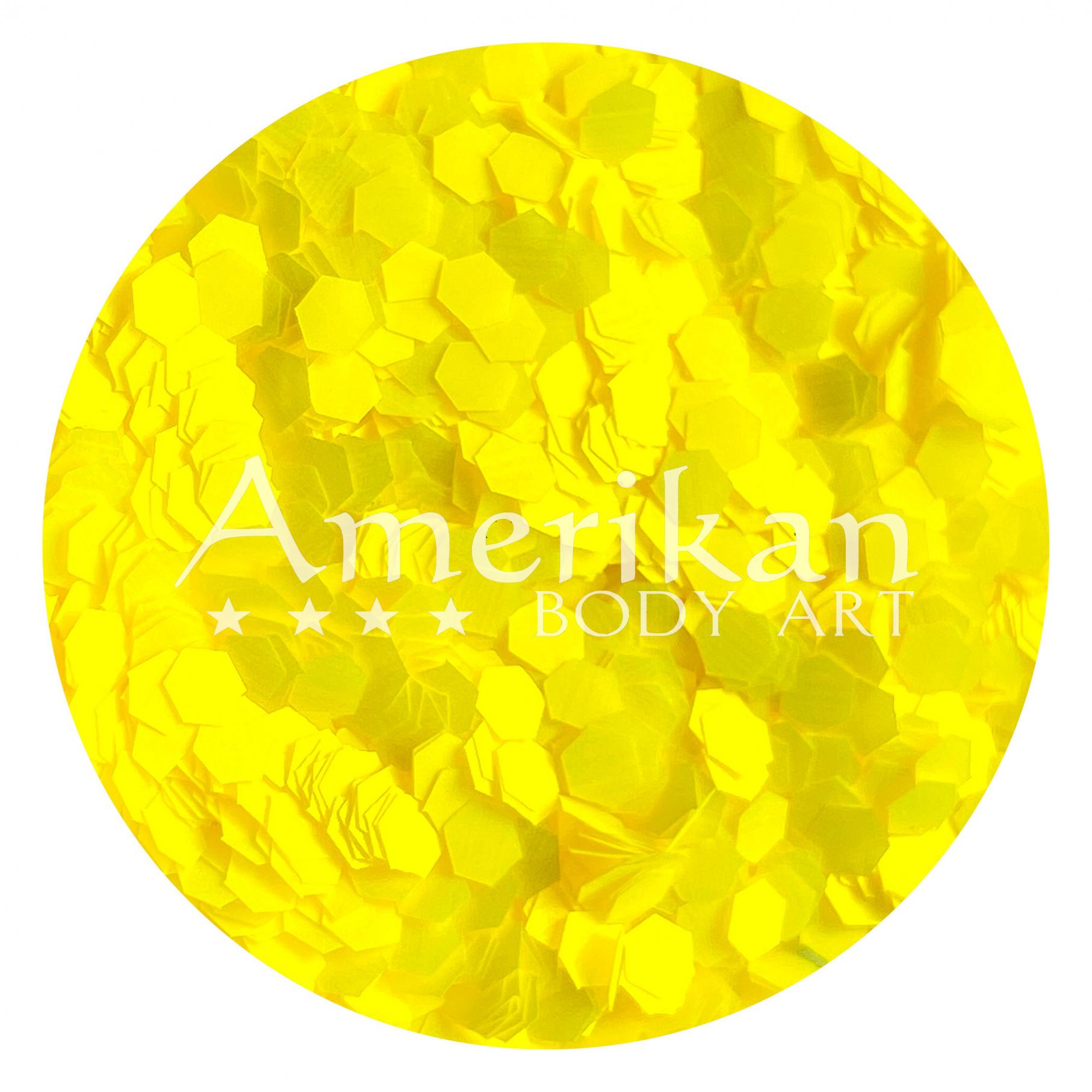 UV Yellow Chunky Glitter (0.094