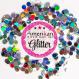 Clearance 1oz Glitter Jar - Holographic Silver Chunky Glitter (0.125