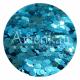Skye Blue Chunky Glitter .062 Hex