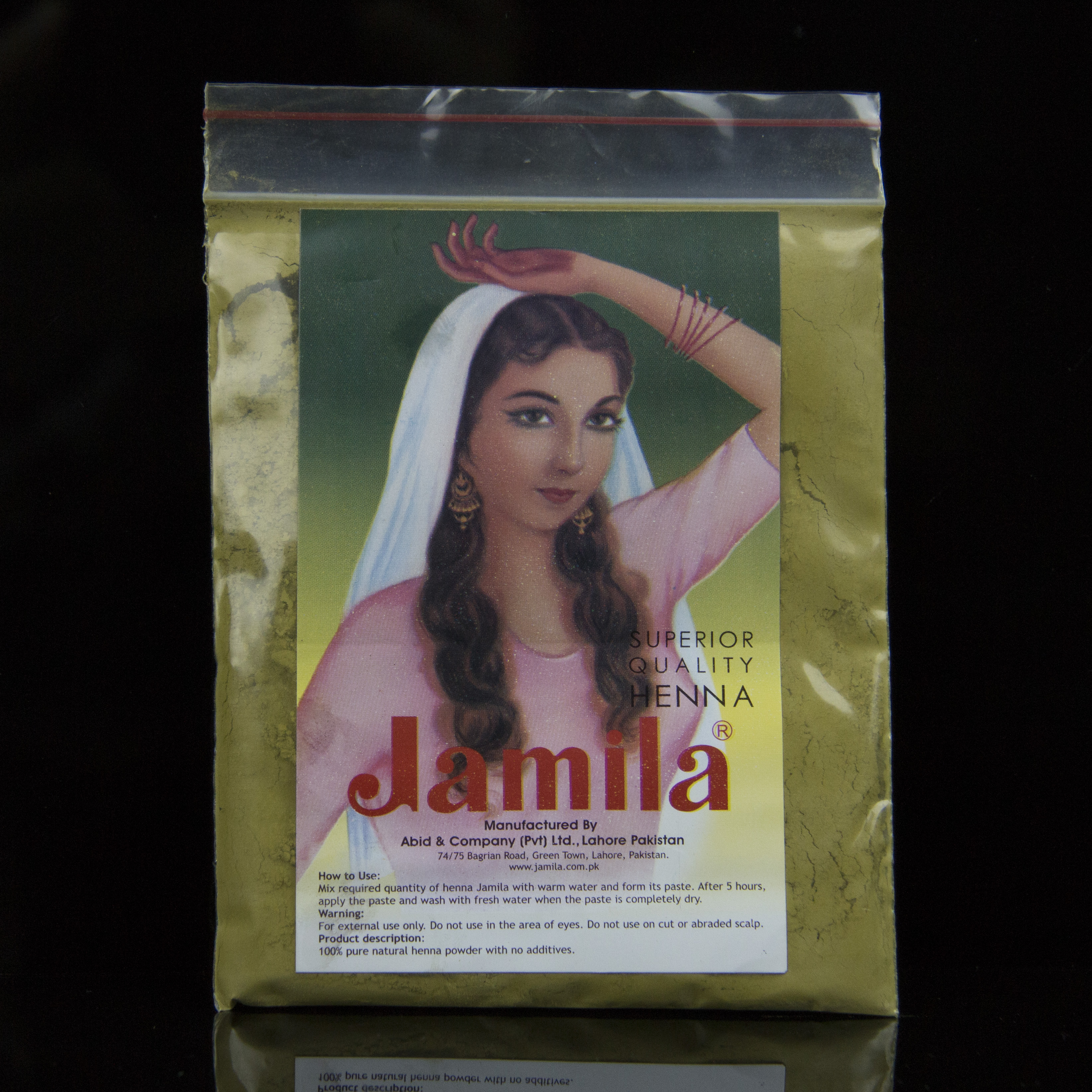 2017 Jamila Henna Powder 25g Bag Whole Case Pack 10 Bags