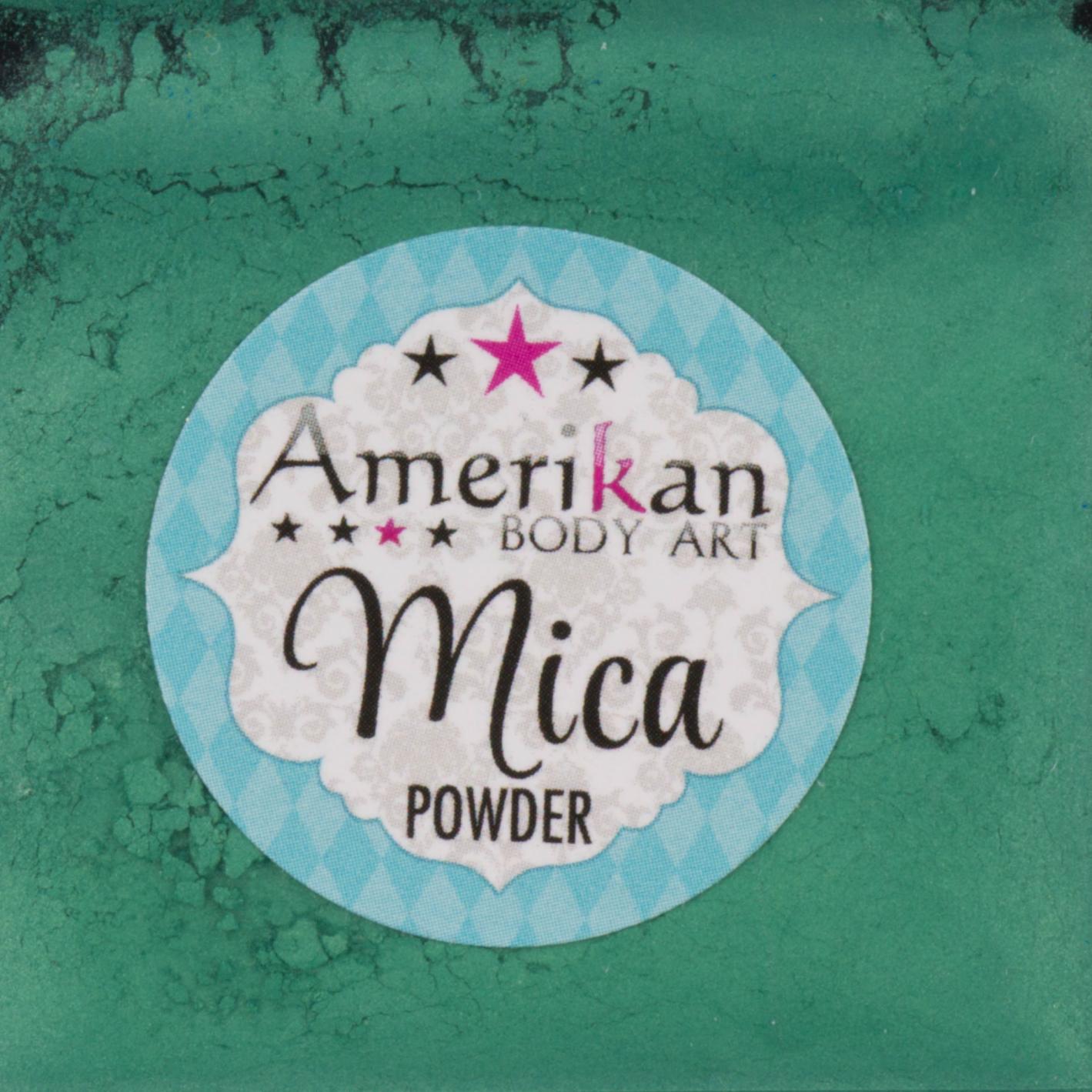 Primary Green Mica Powder 1/2oz Bulk Bag