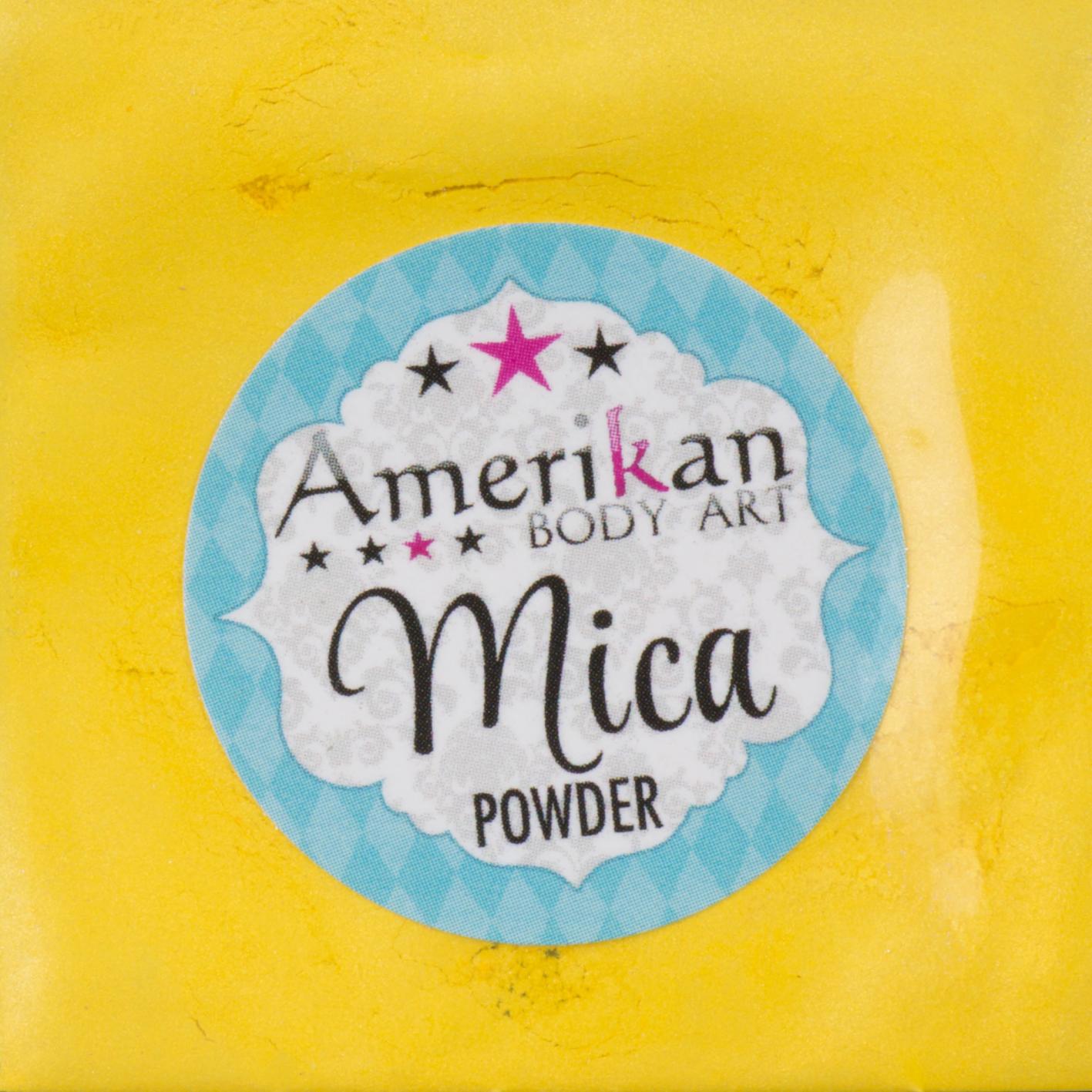 Sunflower Yellow Mica Powder 1/2oz Bulk Bag