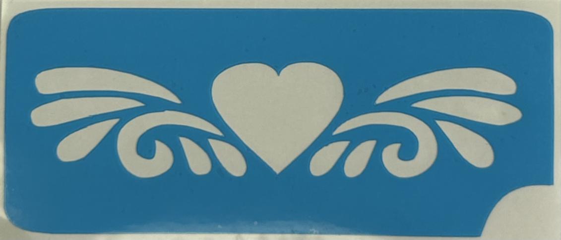 Heart Splash - Pack of 5 Stencils