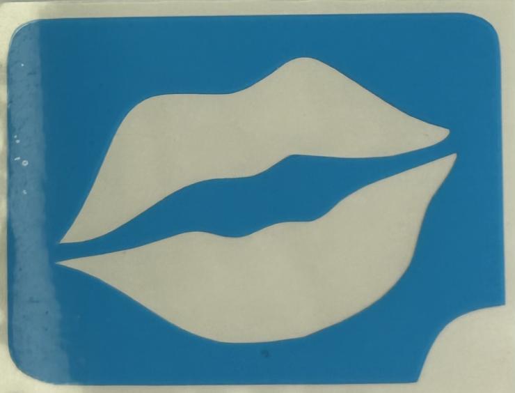 Lips - Pack of 5 Stencils