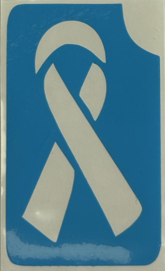 Awarenessribbonstencil