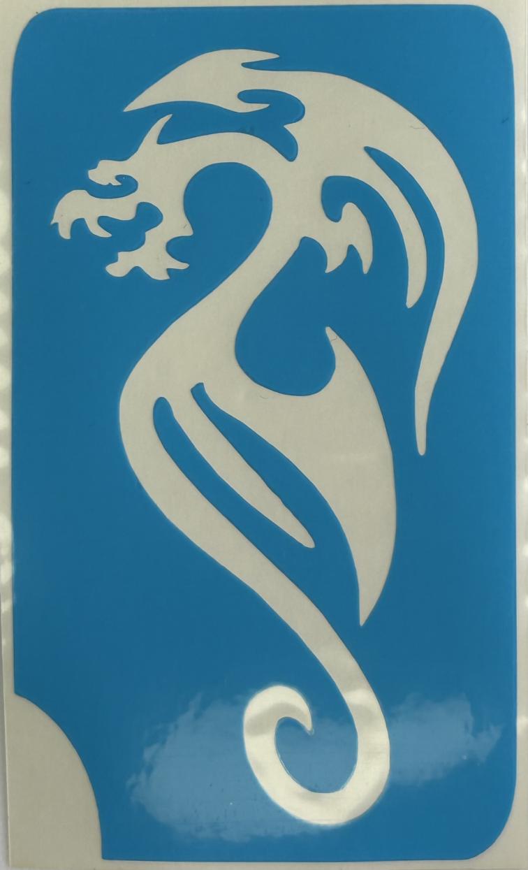 Tribaldragonstencil