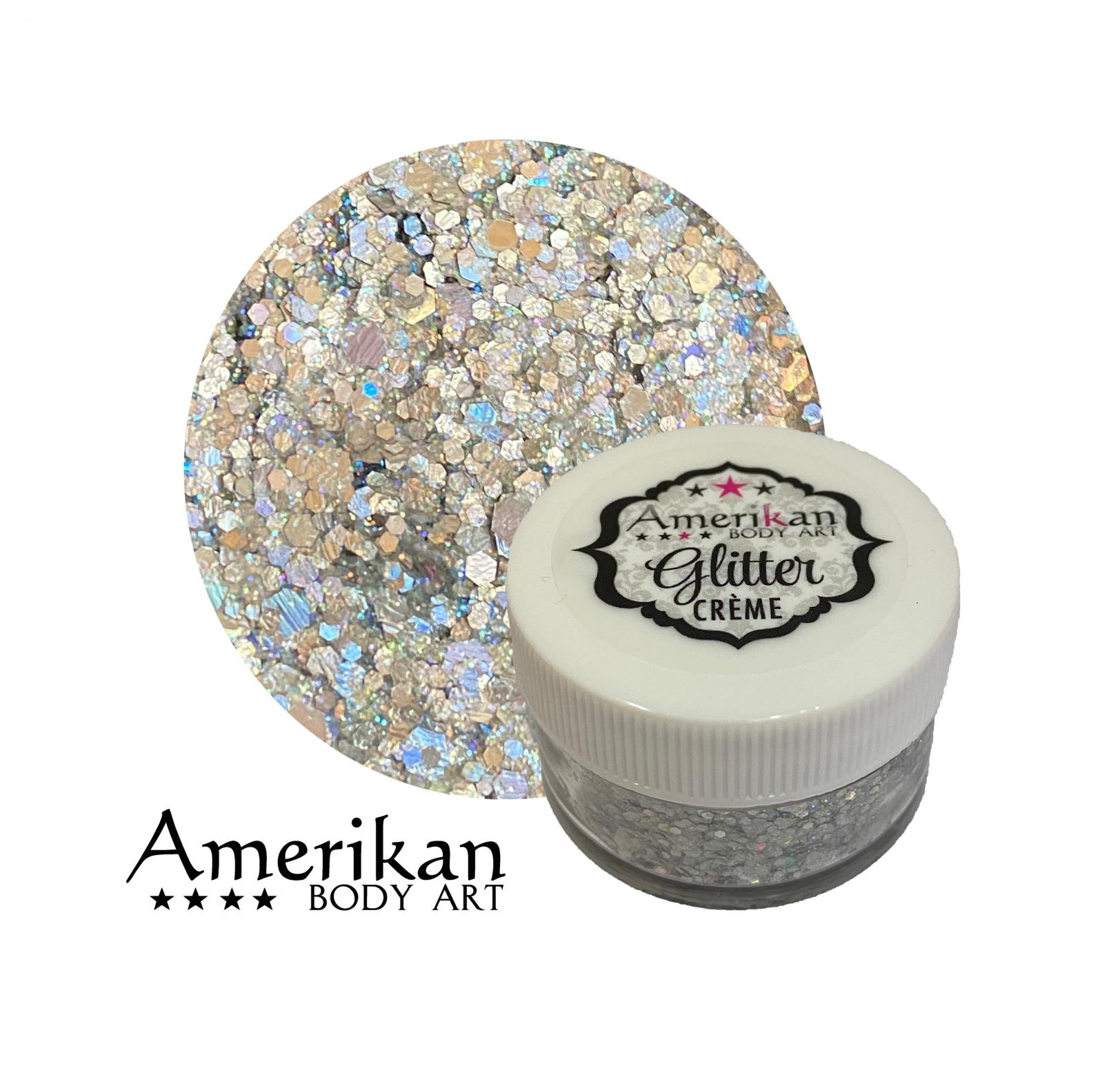 Silver Star Chunky Glitter Mix, Glitter for Face Body Hair Nail